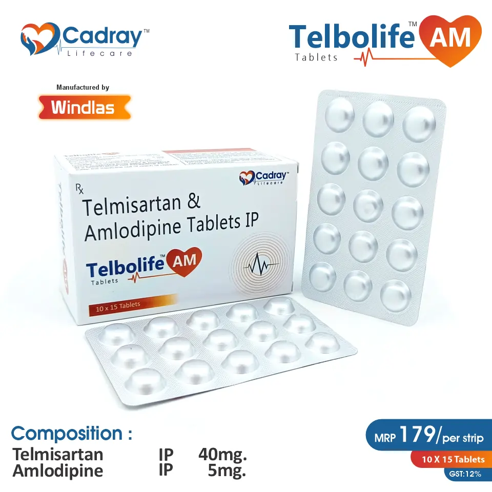 Telmisartan 40mg + Amlodipine 5mg | Best price for PCD Pharma Franchise | Hypertension & heart care